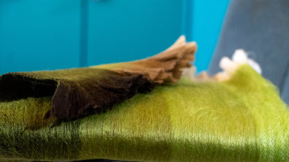 Zachte omslagdoek Groen Warm, zacht en stijlvol