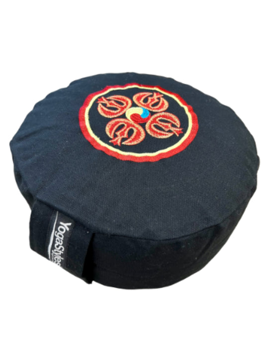 Image for yogastyles-meditatiekussen-symbolic-dubbele-vajra-zwart-rood.jpg