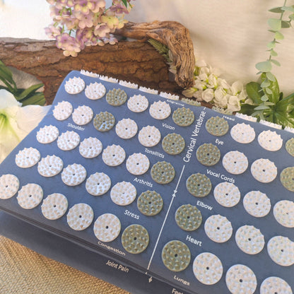 YogaStyles Spijkermat 3-Fold / Acupressuur mat grijsblauw