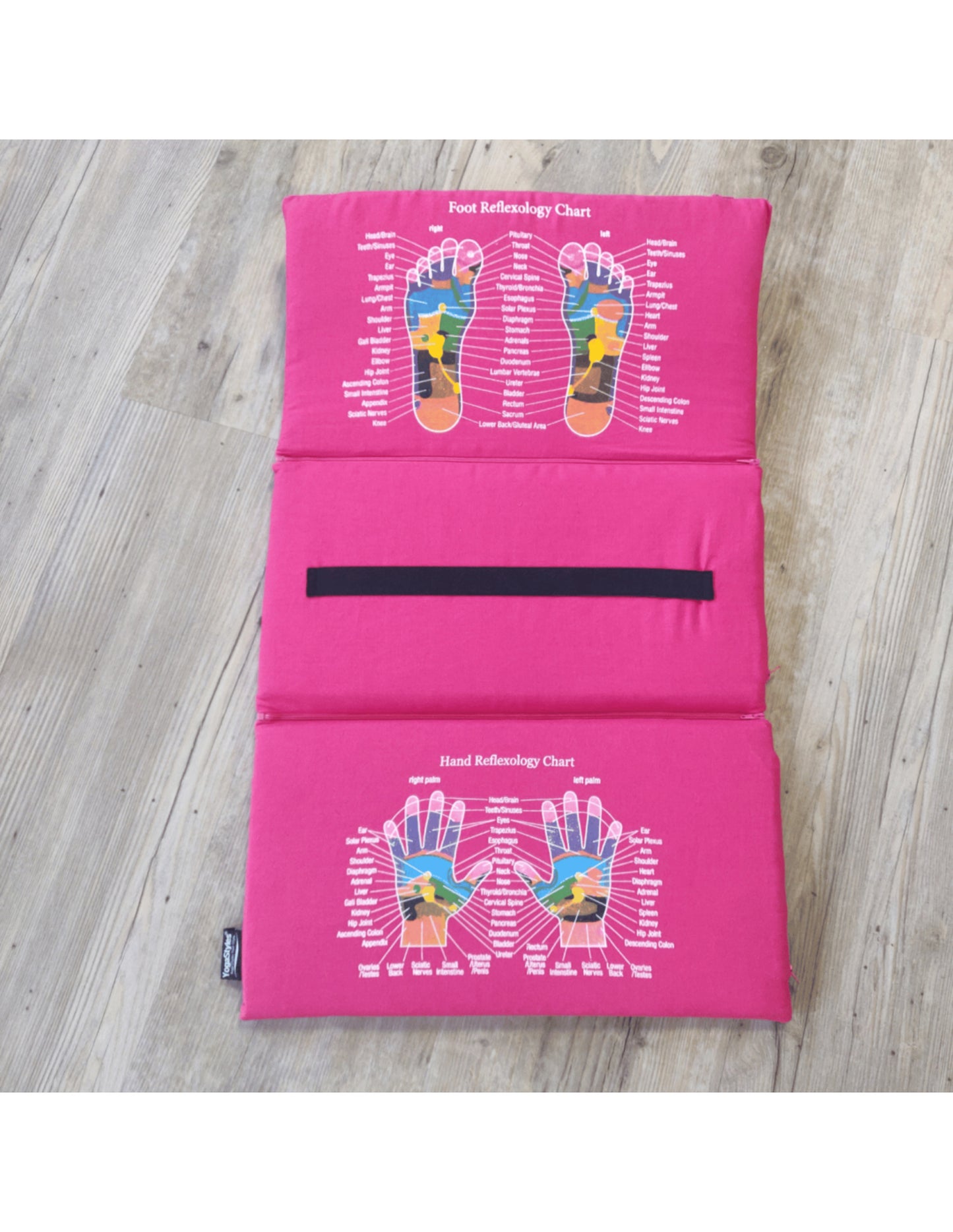 YogaStyles Spijkermat 3-Fold / Acupressuur mat roze