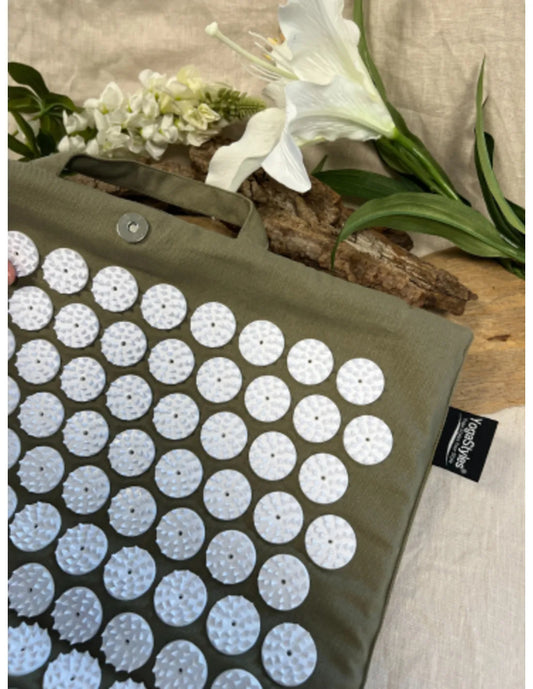 Spijkermat/ acupressuur mat grijs - Yogastyles