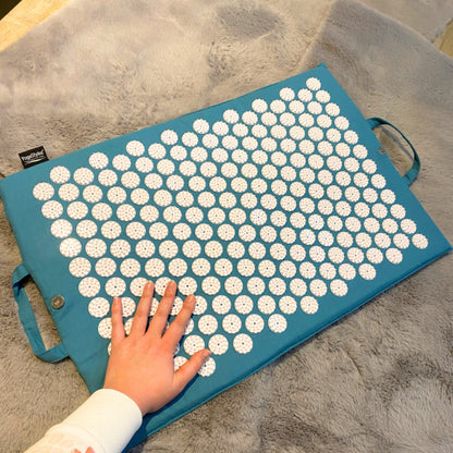 YogaStyles Spijkermat / Acupressuur mat petrol blauw